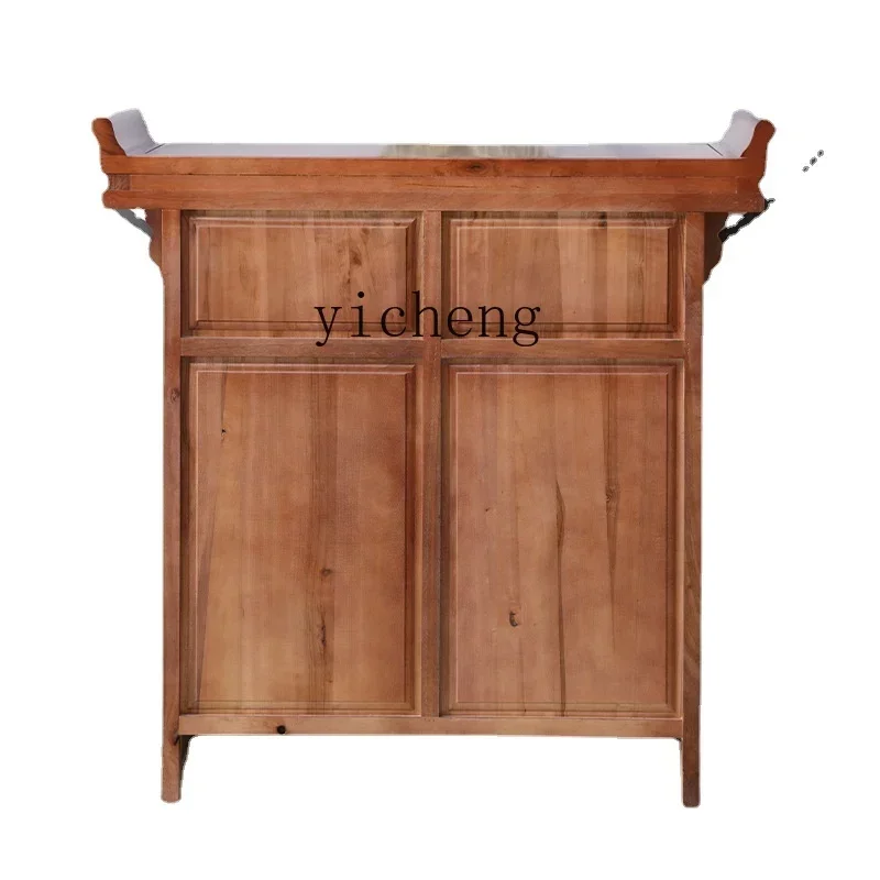 Buddha Shrine New Chinese Style Clothes Closet God of Wealth Cabinet Altar Buddha Shrine Incense Burner Table Buddha