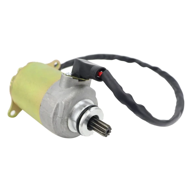 9 Teeth Electric Starter Motor for GY6 125cc 150cc ATV Scooter Moped Go Karts Quad 4 Wheelers Taotao Baja