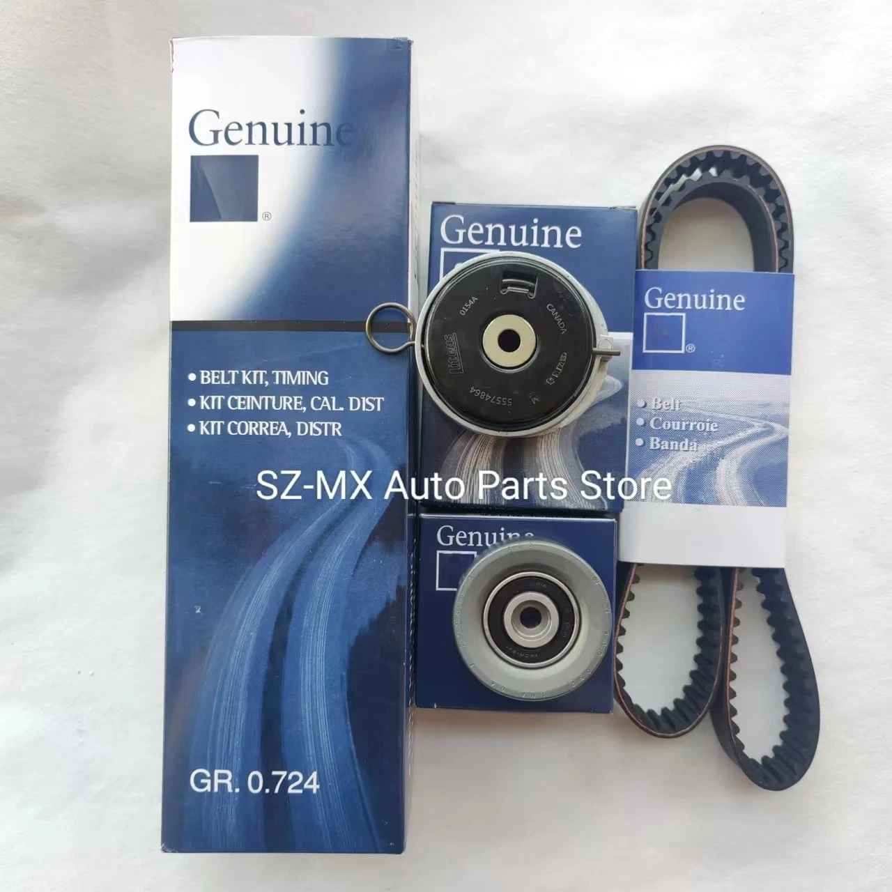 

Timing Belt Tensioner Kit OEM# 24422964 24436052 95516740 55574864 For 09-14 Chevrolet Cruze Sonic Epica Buick Regal 1.6L 1.8L