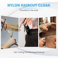 【Hot Selling!】Salon Barber Gown Cloth Hair Cutting Cloak Umbrella Hairdressing Cape Home Use Shawl Apron