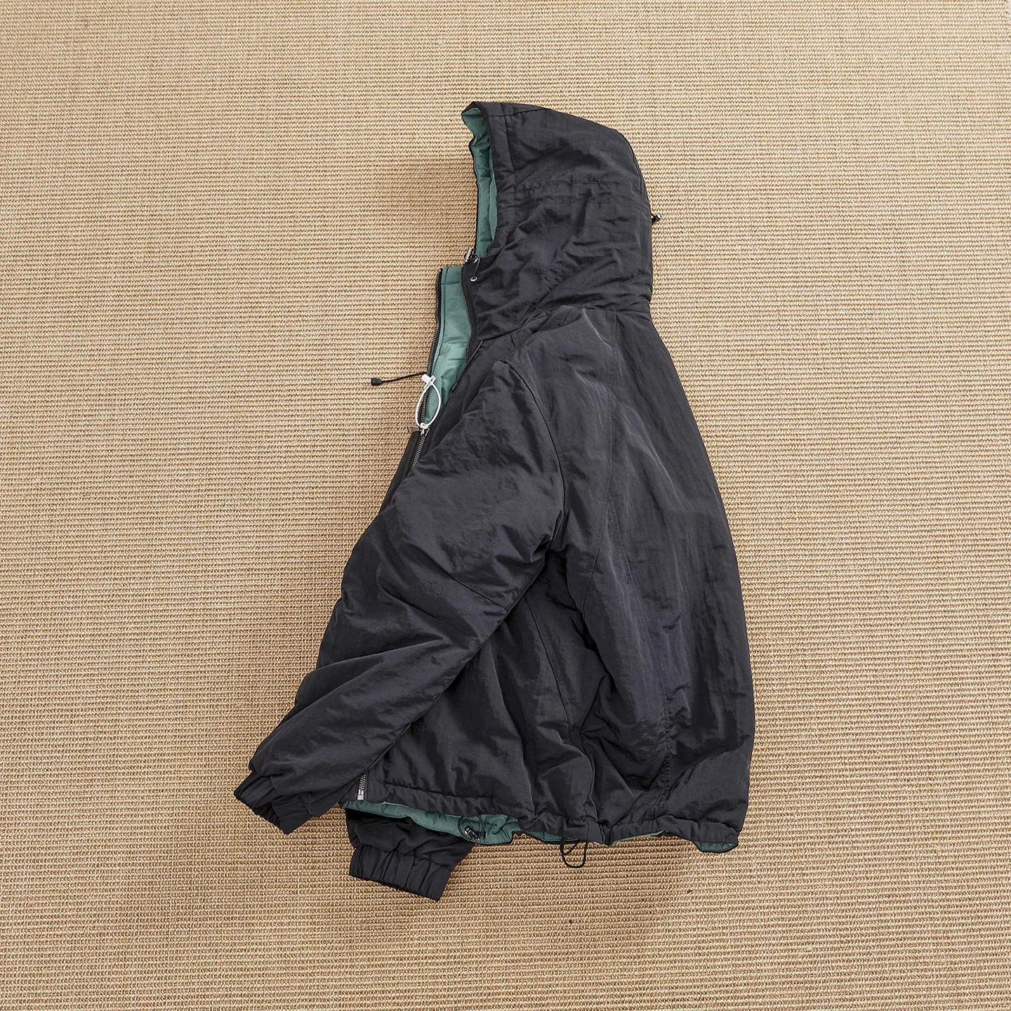 Men's hooded cotton coat windproof outer insulation quilted loose autumn and winter warm jacket
