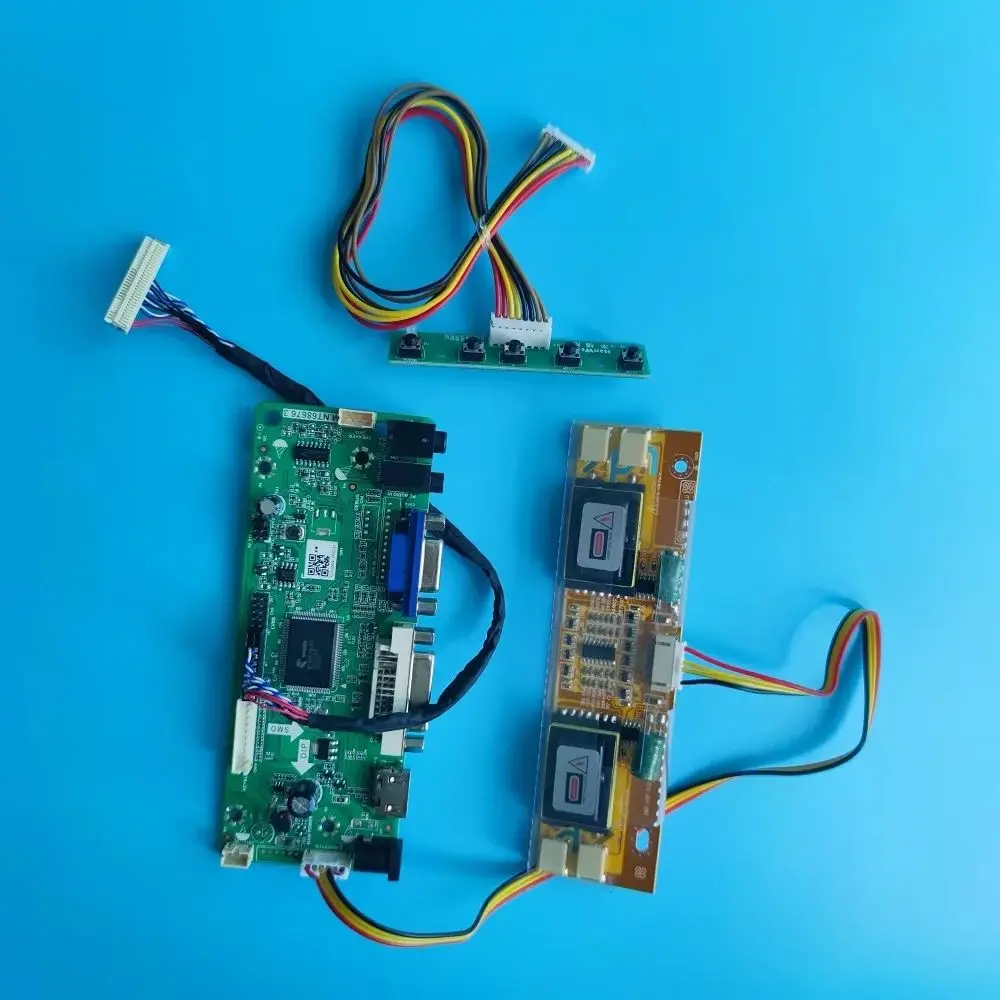 Controller board LVDS kit VGA DVI  Driver 1280X1024 for LM190E03-TLD1/TLC1/TLBF/TLBB/TLB4 30pin Panel 4 lamps M.NT68676 DIY 19