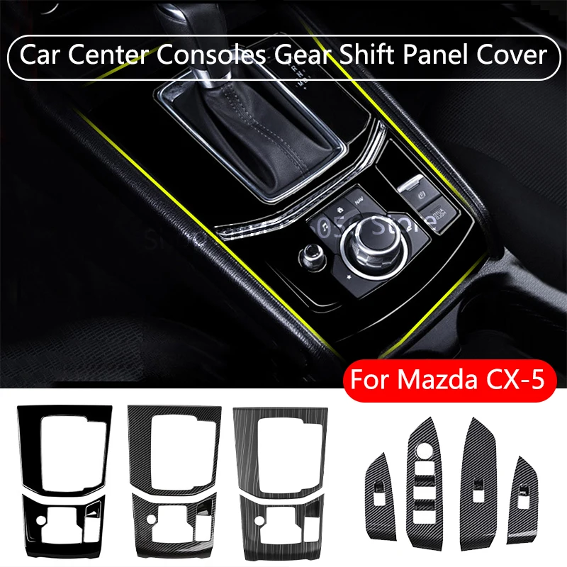 

Накладка на панель переключения передач центральной консоли автомобиля для Mazda CX-5 CX5 KF, аксессуары 2017, 2018 2019 2020 2021 (для RHD)