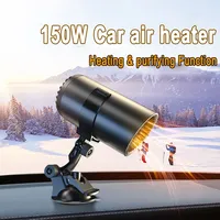 12V 150W Universal Car Air Heater Windshield Cleaning Defroster Demister Winter Heating Fan Fast Heating Keep Air Warm