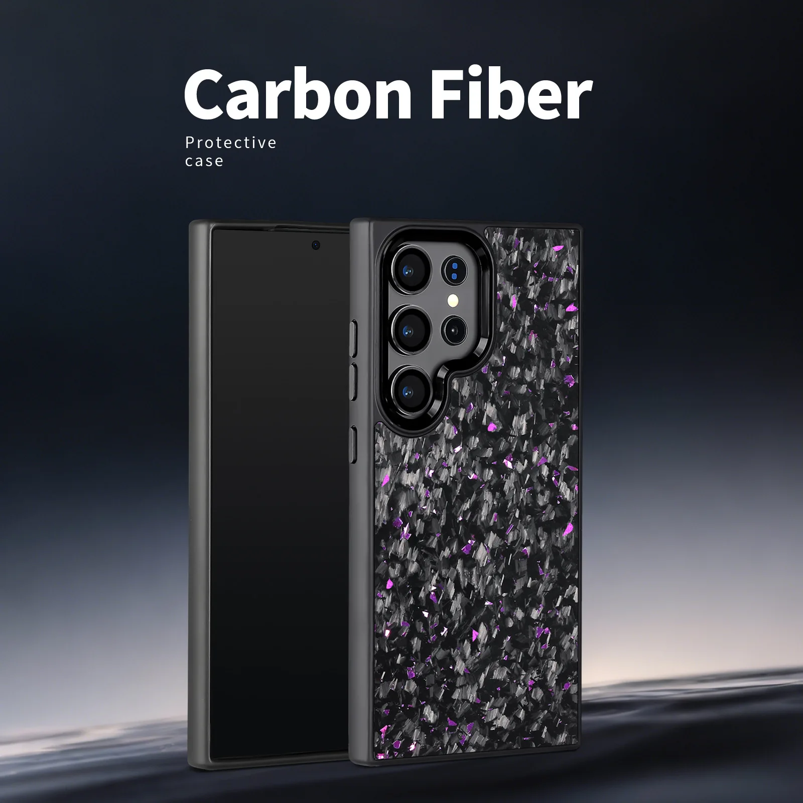 

Magnetic Real Forged Carbon Fiber Case For Samsung Galaxy S23 S24 S25 S26 Ultra S25+ plus with MagSafe and Metal Lens / Buttons