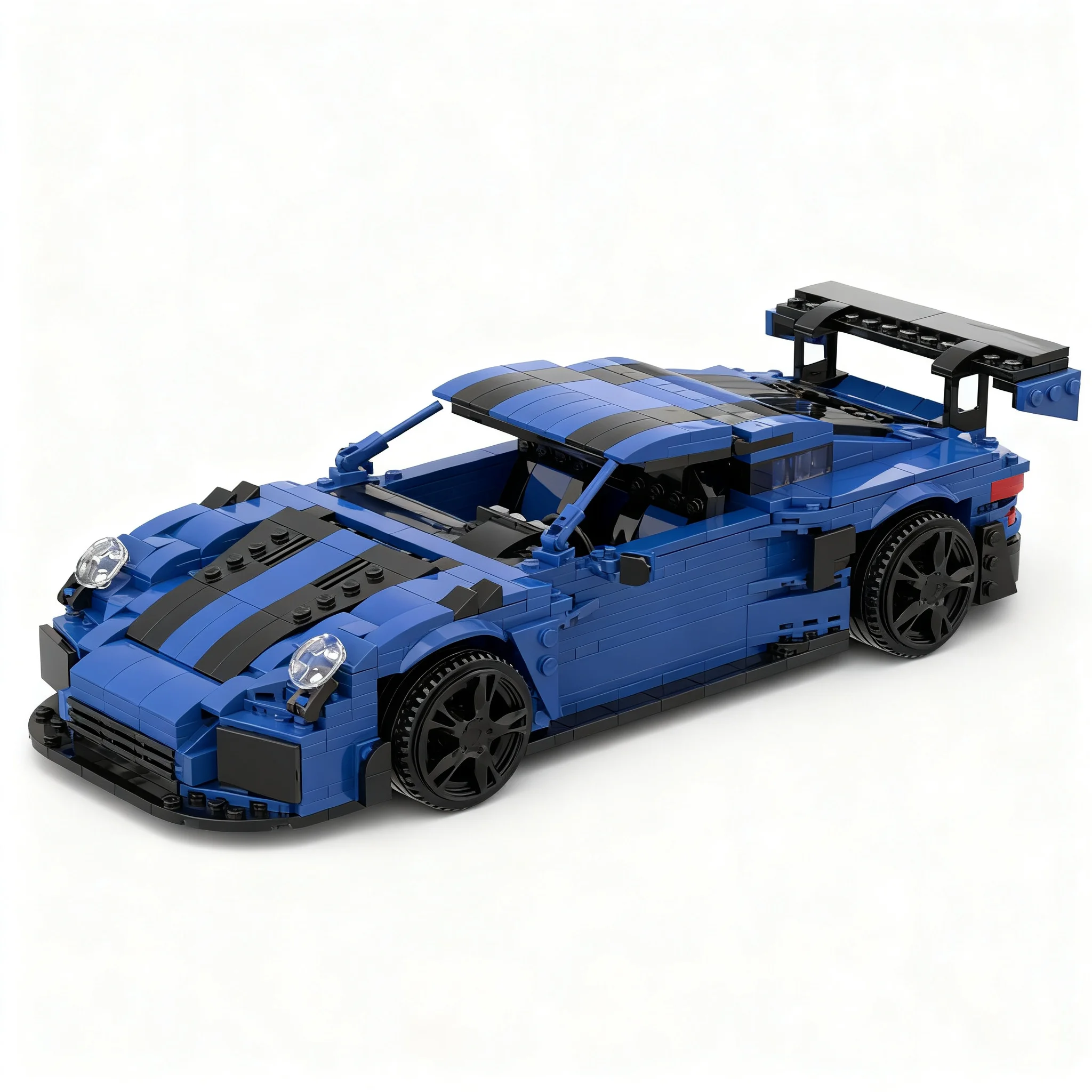 911pcs MOC 911 GT2 RS Inspired High Performance Race Car Cars Model Building Blocks Toy Architecture Christmas Gift DIY Display