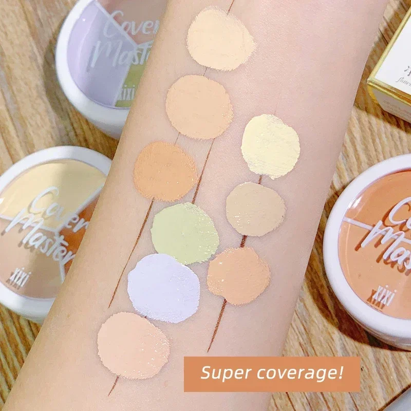 3-Color Concealer Palette Foundation Cream Full Coverage Suit for All Skin Face Makeup Contouring Cream Shadow Cosmetics