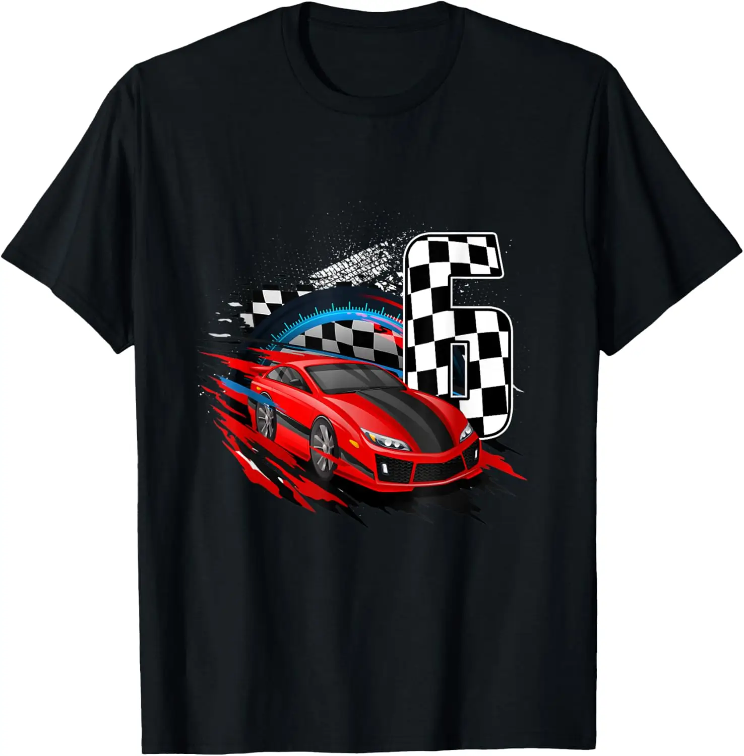 

New t-shirt - I Am 6 Years Old Racing Car Toddler Crew 6th Birthday Race T-Shirt