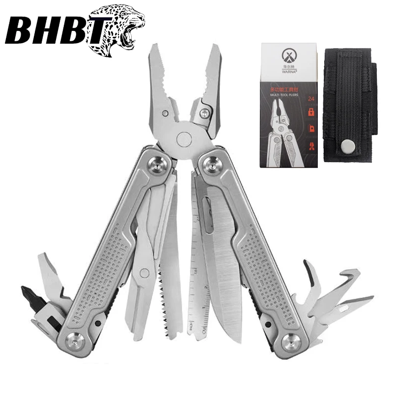 BHBT 19 In 1 Multitool Pliers EDC Multi-tool Pocket Knife Outdoor Camping Multi functional Tool Emergency Multi Tools