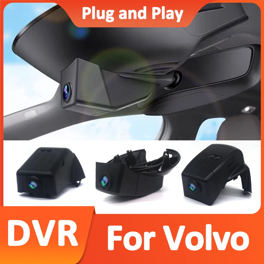 

Car DVR For VOLVO XC90 XC60 XC40 S90 V90 S60 V60 C40 Polestar 2 Plug and play 4K Dashcam Camera Recorder Control By APP Wireless