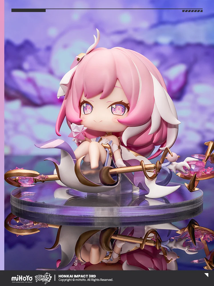 

Honkai Impact 3 Elysia PVC Q version Figure Doll Model Toys Display Cute Game Cosplay Desk Decor Birthday Xmas Gift