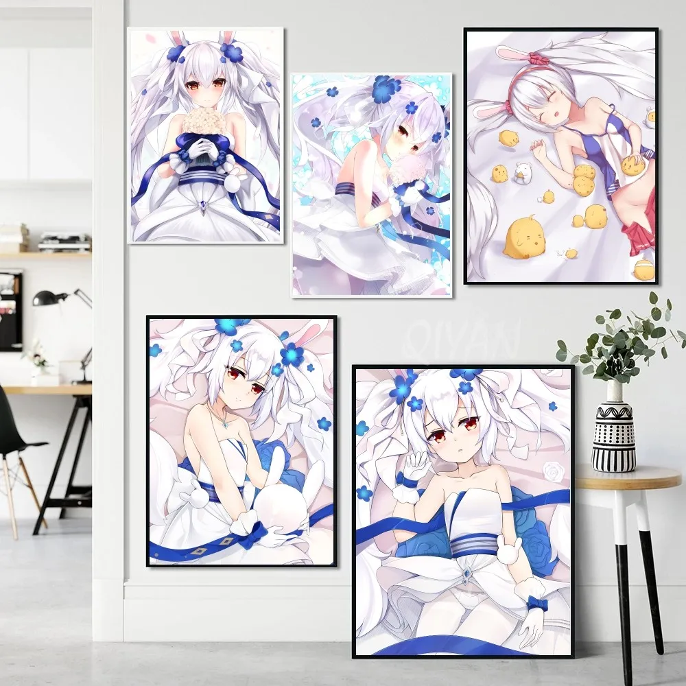 Anime Game Azur Lane Laffey Poster Paper Print Home Living Room Bedroom Entrance Bar Restaurant Cafe Art Painting Decoration