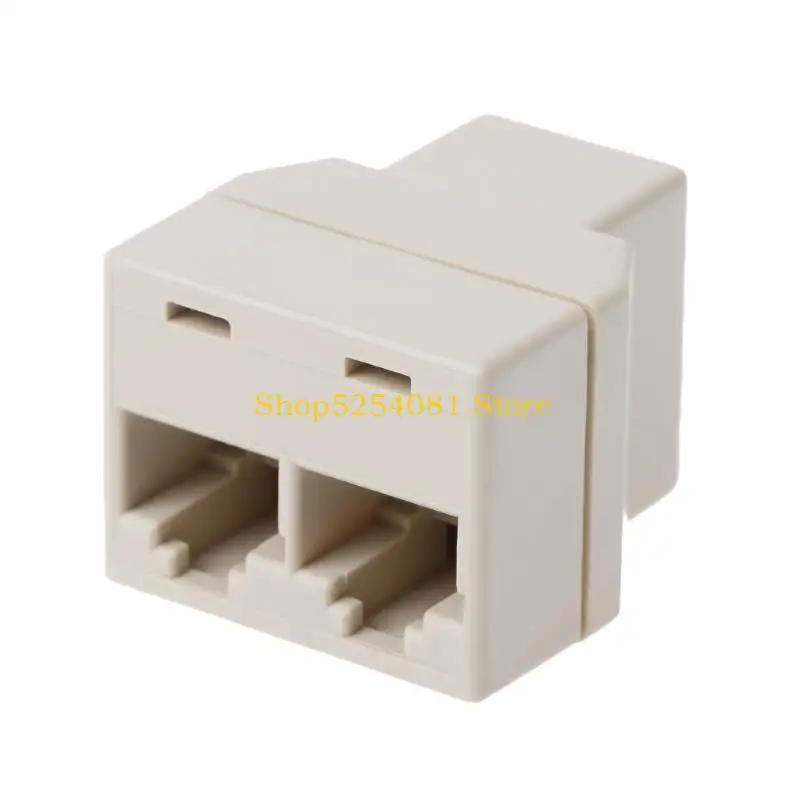 AXYC RJ45 CAT5 CAT5E Ethernet 1to2 Connector Adapter