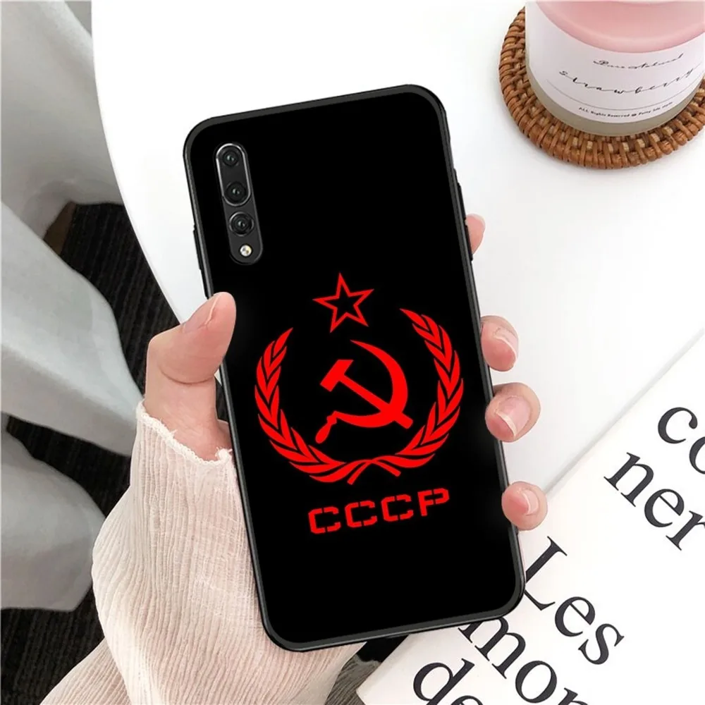 Soviet Union USSR Phone Case For Huawei P 8 9 10 20 30 40 50 Pro Lite Psmart Honor 10 lite 70 Mate 20lite