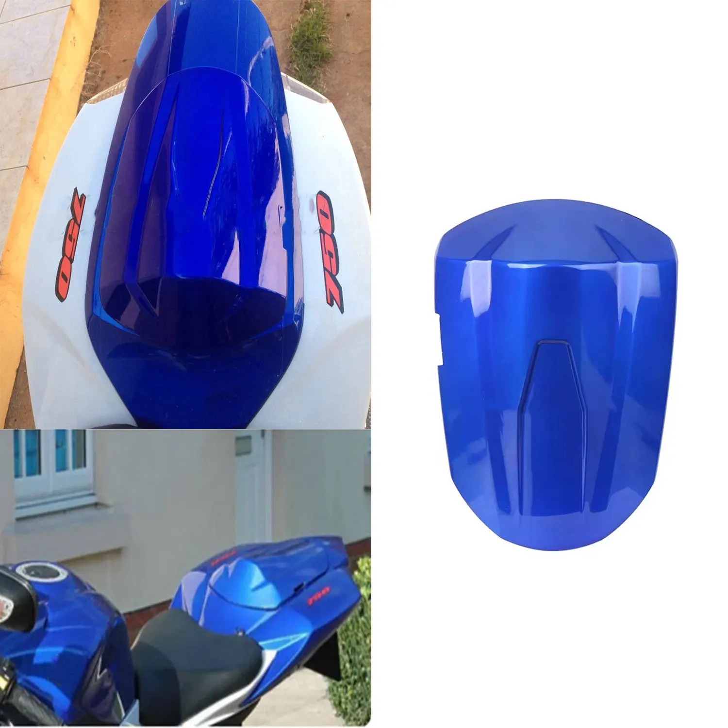 لسوزوكي GSX-R600 GSXR600 GSX-R750 GSXR750 2008 - 2010 دراجة نارية بيلايون مقعد الركاب الخلفي غطاء القلنسوة GSXR GSX-R 750 600 K8