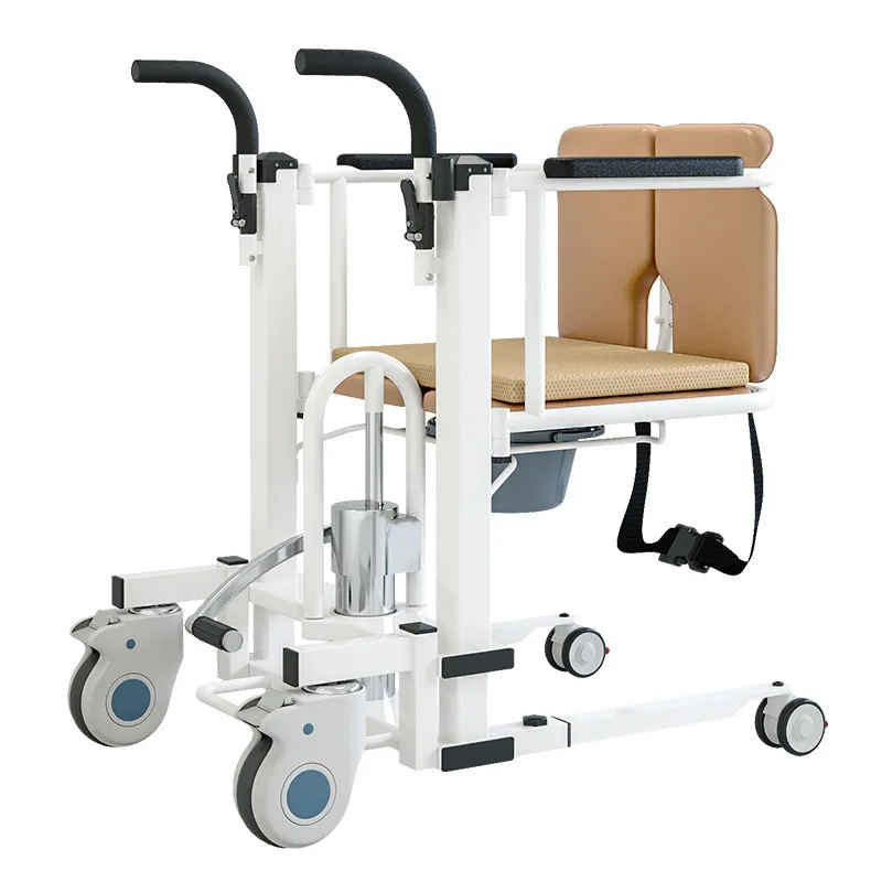 Newly designed convenient medical transfer chair with toilet can lift electronic  potty chair