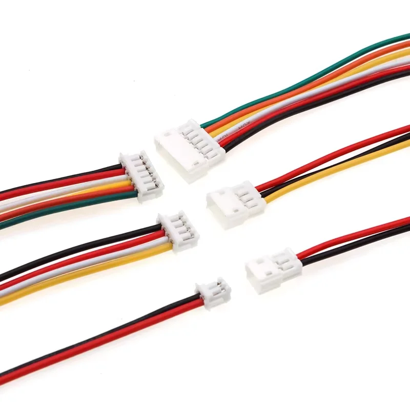 5Pairs Mini Micro ZH 1.5mm 2P 3P 4P 5P 6Pin Male Female Plug Connector With Wire Cables UL1571 28AWG 150MM