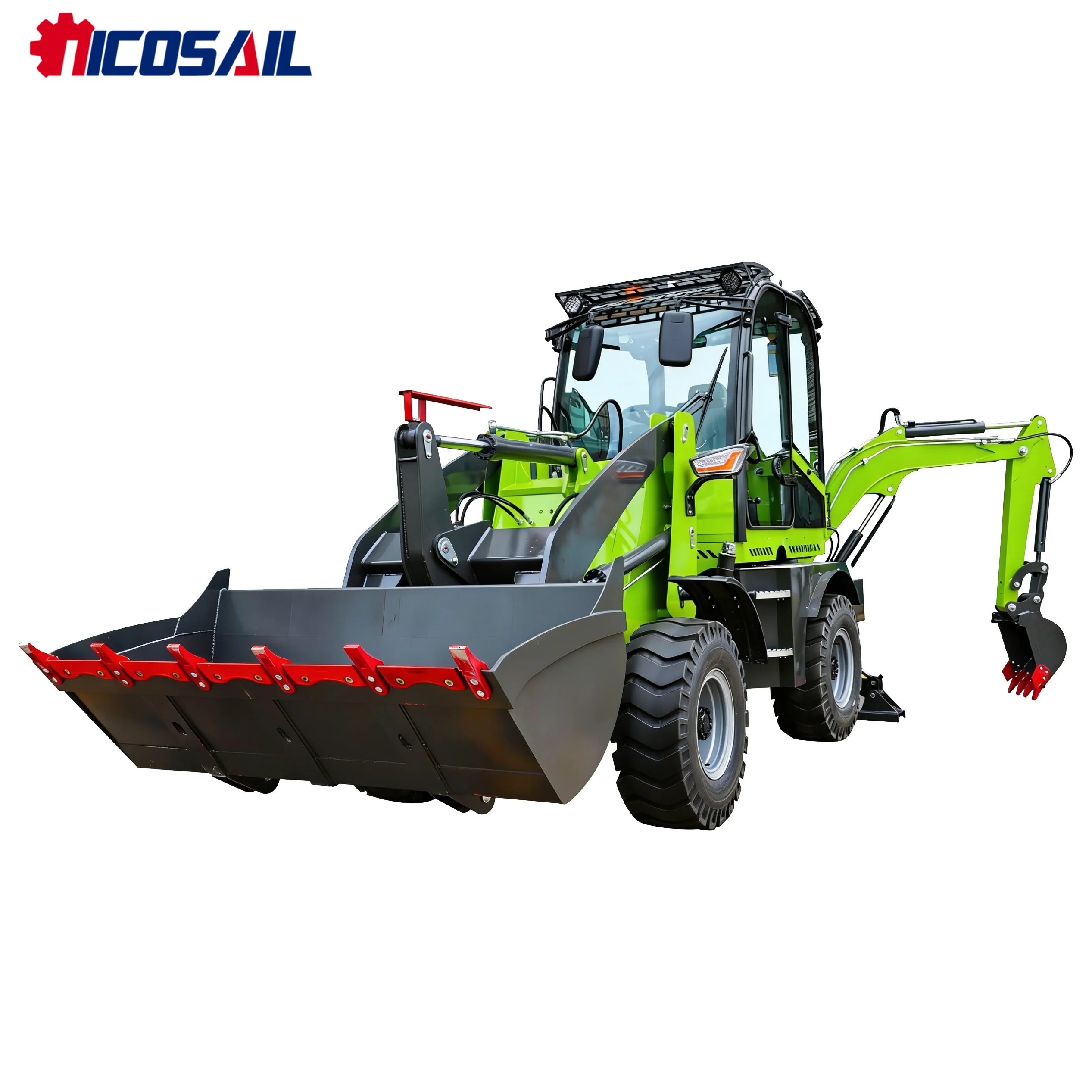 

CE Certified Euro 5 Backhoe Loader 1-6 Ton Small Compact Backhoe Loader for Construction Garden