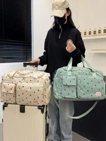 여성용 여행 가방 여성용 여자 여름 여가 스포츠 운동 가볍다 빠른 속도 큰 용량 수납 여성용 여행 가방 여행 가방