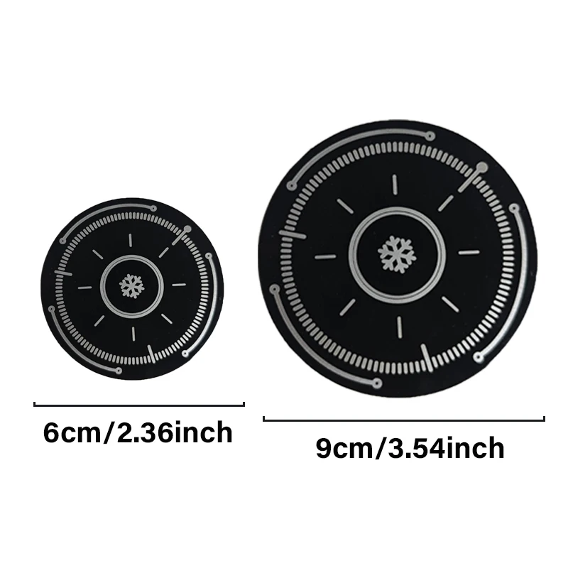 3/5 Stück 6cm Metallplatten für MagSafe-Kühler, ultradünne Aufkleber für iPhone 17 16 Pro, 9cm Eisenplatten für iPad/PC – Detail 10