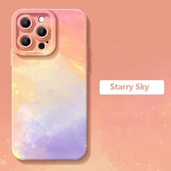 Oil Painting Clouds Silicone Case For Samsung Galaxy S26 A56 A16 A35 A55 A34 A54 A33 A53 S25 Ultra S24 FE S23 Plus S22 S21 Cover