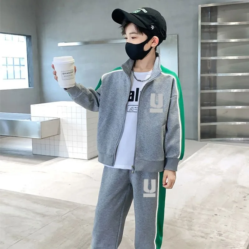 Sweatshirt Set Coat Children's Top Bottom Clothes Boy´s Clothing Boys Autumn Winter Suit Kids 4 Years Junior Boys' Boy's 7 11 12