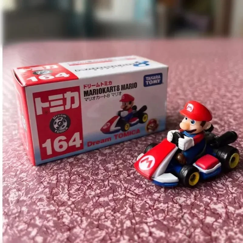 TAKARA TOMY tomica Super Mario Yoshi character car model Super Mario Bros. PVC action figure toy children's birthday gift