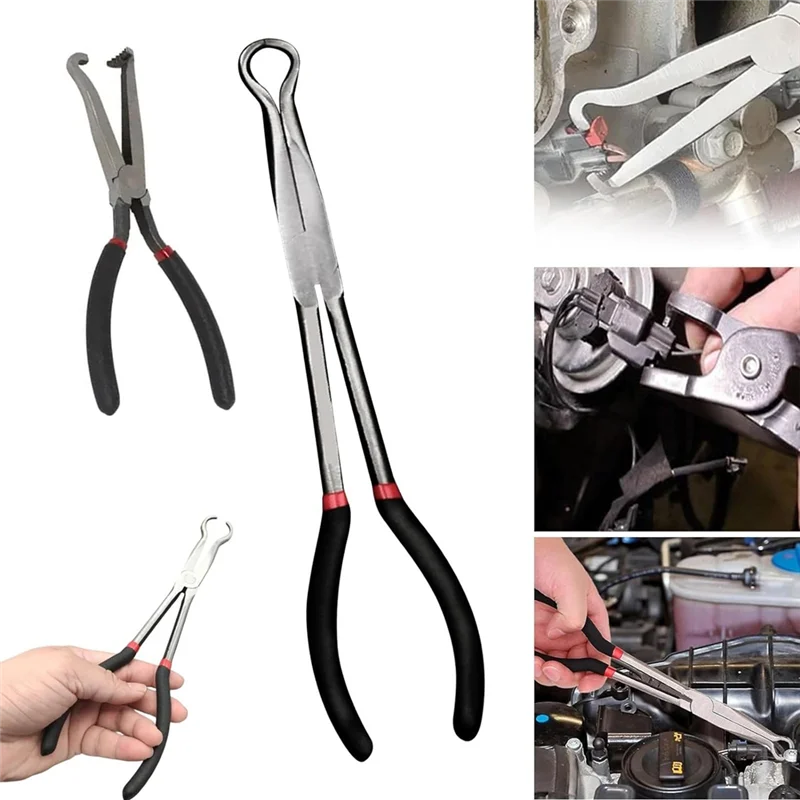 F-T Electrical Disconnect Pliers Electrical Disconnect Pliers Set Long Spark Plug Removal Electric Disconnect Pliers