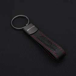 가죽 자동차 열쇠 고리 반지 홀더 액세서리 메르세데스 벤츠 AMG W203 W204 W205 W209 W210 W211 W212 W176 W166 W163 W221 GLA