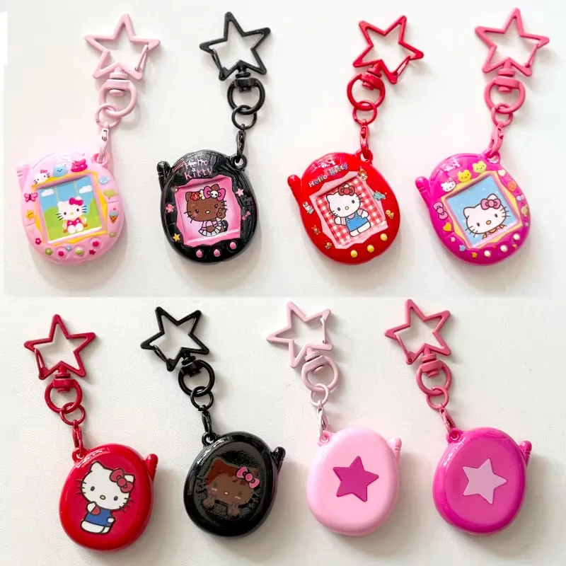 

Sanrio Mobile Phone Hello Kitty Star Shaped Keychain Water Cup Notebook Hang Ornaments Backpack Decoration Couple Birthday Gift