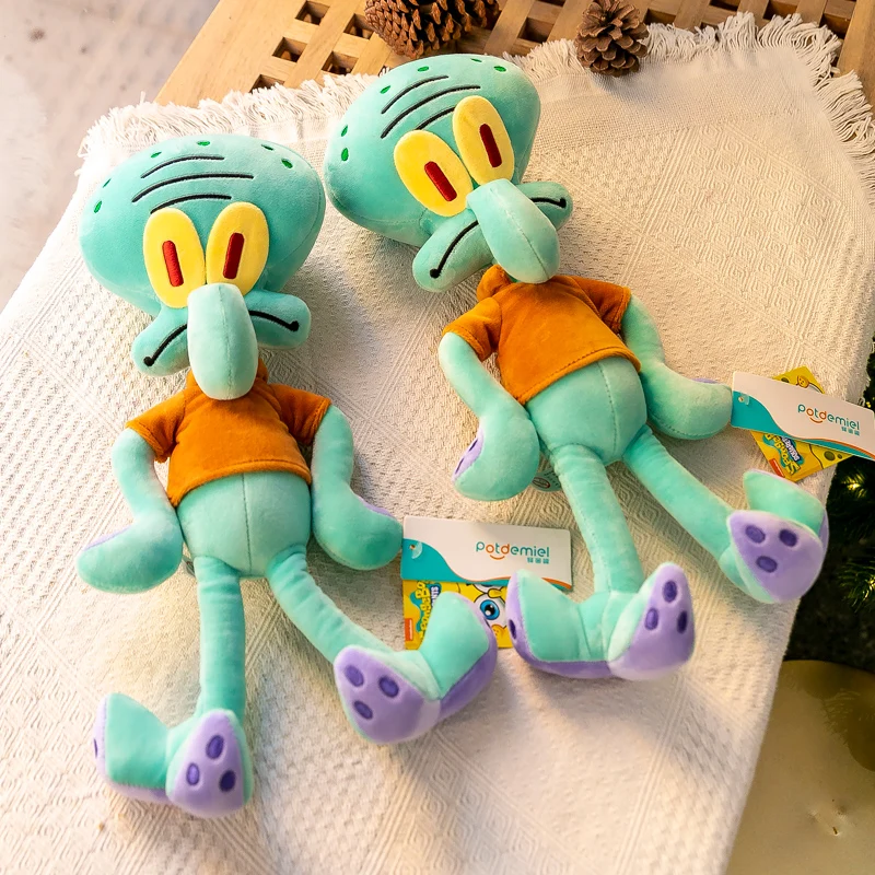 Anime Bob Esponja Squarepants Patrick Star Calamardo Eugene H. Krabs Gary Kawaii juguetes de peluche de dibujos animados regalo de cumpleaños para chico