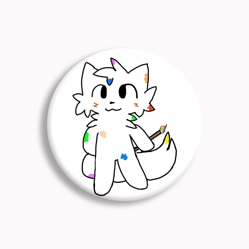 Boykisser Silly Cat Meme Soft Button Pin Autism Cats Meme Can I Kiss You Funny Brooch Badge Kawaii Bag Decor Friends Gifts