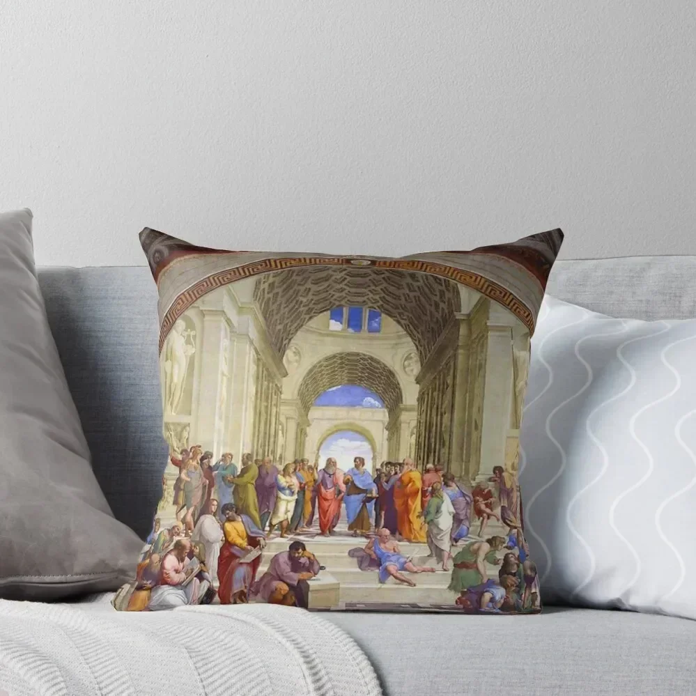 

Raphael The School of Athens, from the Stanza della Segnatura Throw Pillow Christmas Pillow Cases Sitting Cushion pillow