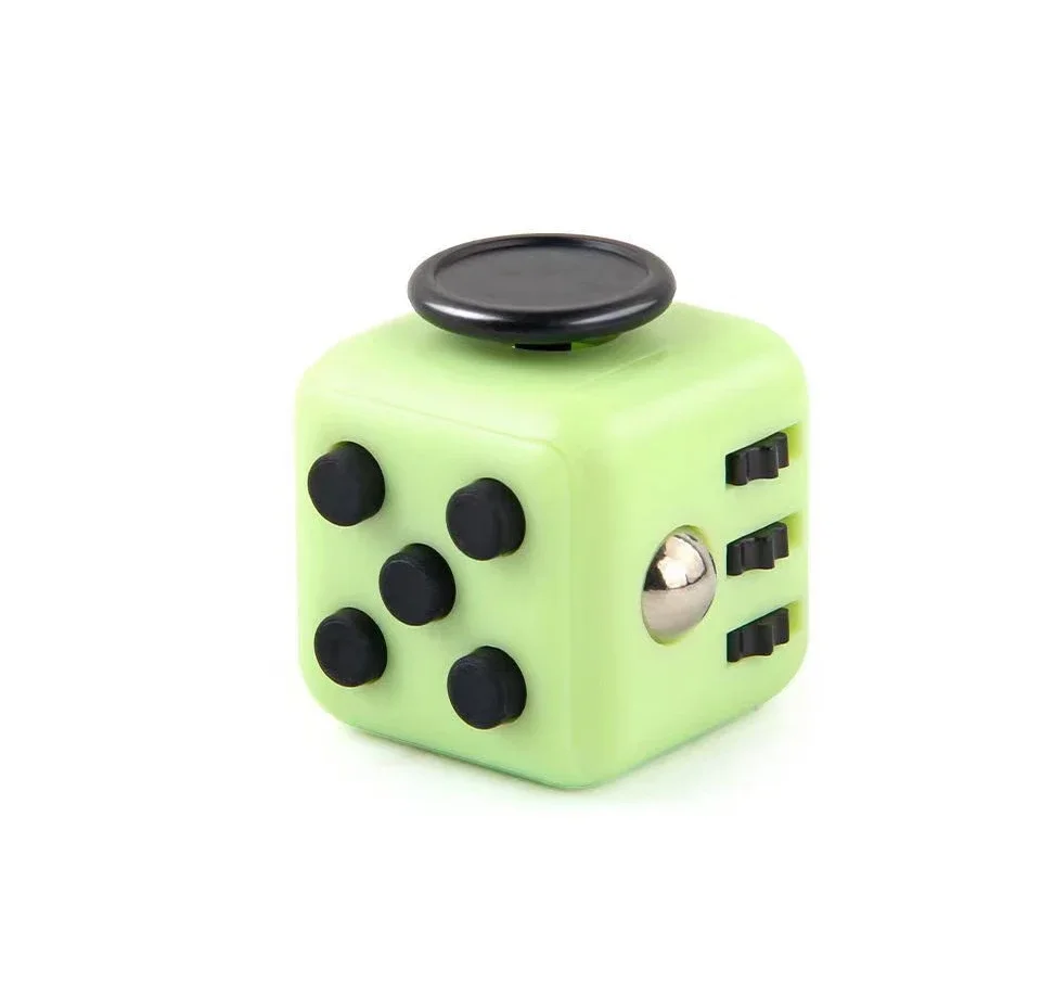 Solid Color Fidget Decompression Dice for Release Stress Autism Anxiety Relieve Adult Kids Stress Relief Anti-Stress Fingertip