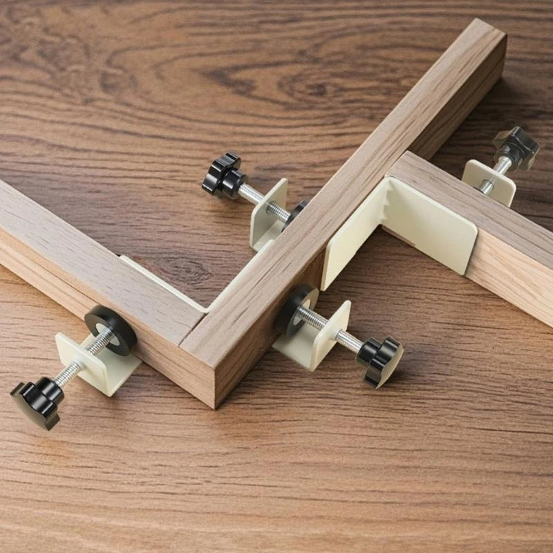 헤비 듀티 퀵 턱 90도 코너 클램프 캐비닛 서랍 설치 클램프 .Y1QB