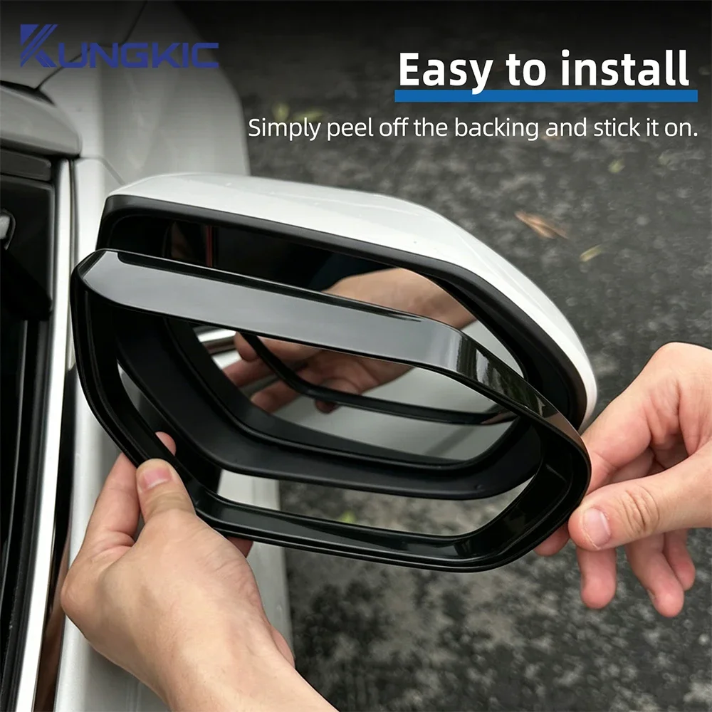 LHD For Toyota Camry 2025-2026 ABS Rearview Side Mirror Rain Visor Deflector Water Rain Guard Protector Car Accessories