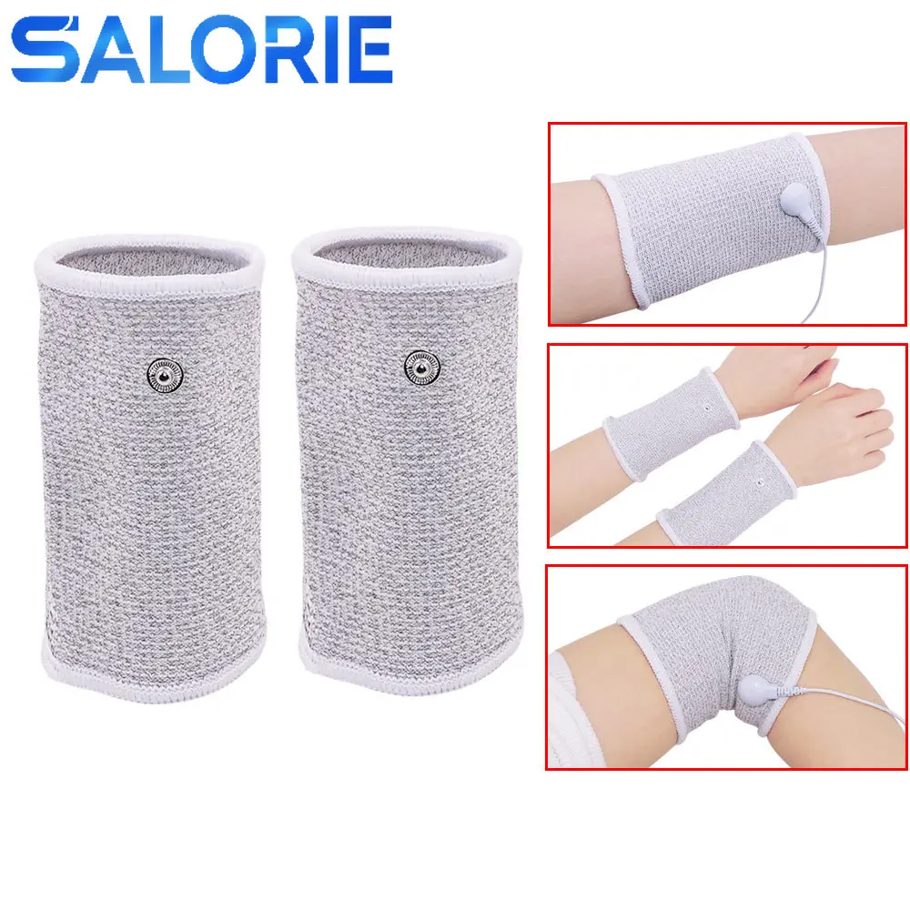 Electrode Massage Therapy Bracers Conductive Wrist Wristband for TENS Unit Body Massager Health Care Digital Therapy Machine