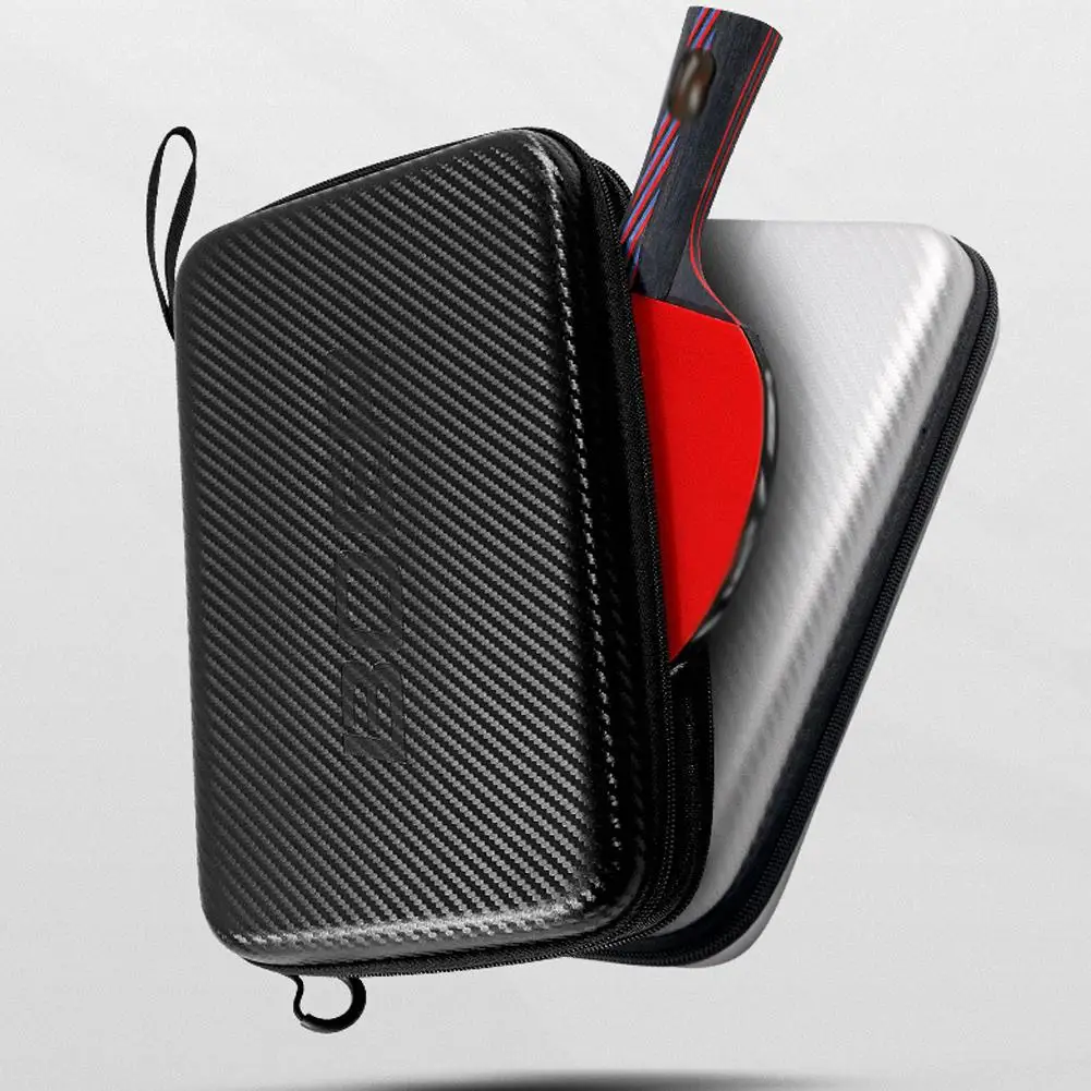 Table Tennis Racket Case EVA Hard Shell Racket Bag Portable Table Tennis Paddle Storage Box Racket Bags Waterproof Covers ﻿