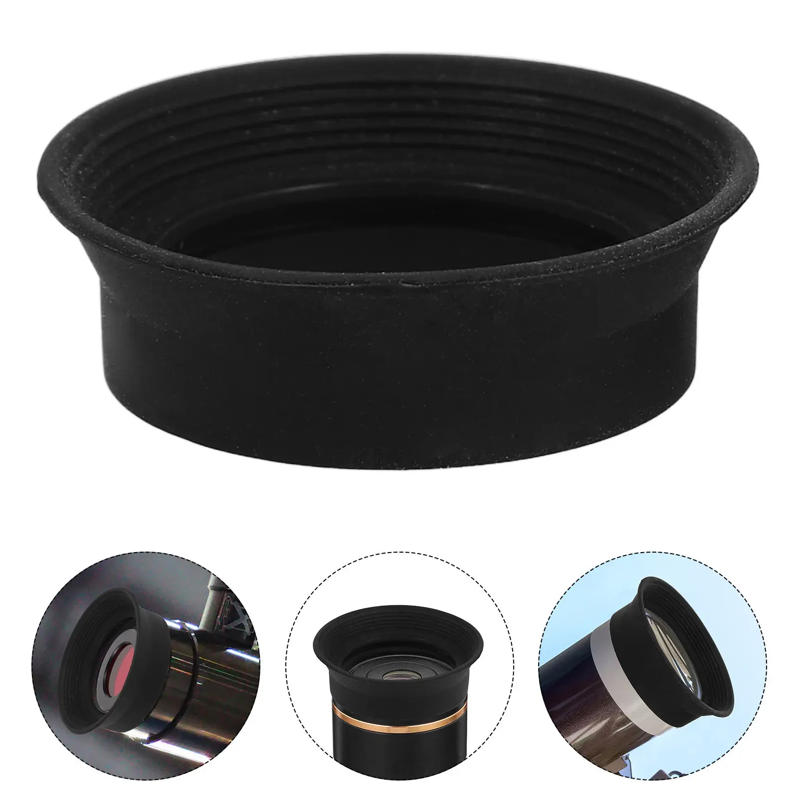 2Pcs Eyepiece Guard Set Telescope Adjustable Moonlight Filter Reduces Glare Improves Lunar Detail for Astronomy