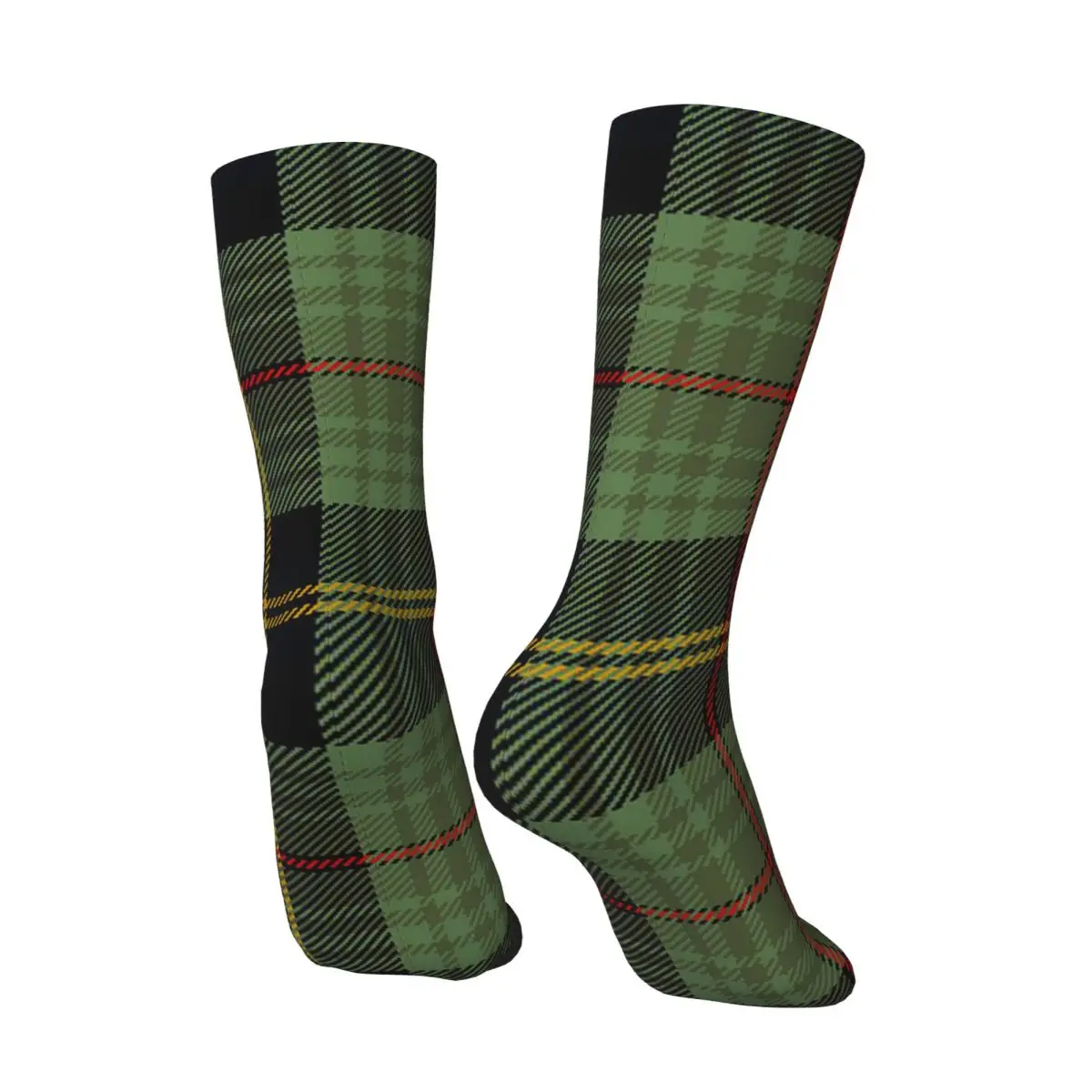 All Seasons Classic Scottish Clan Tartan Plaid Socks Harajuku Crew Socks Super Soft Stockings for Men Women Valentine's Day