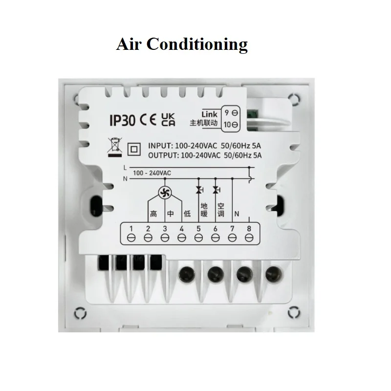 Intelligent Temperature Controller For Home Floor Heating Gas Boiler AC Smart WiFi Thermostat With Box Compatible With Mijia APP