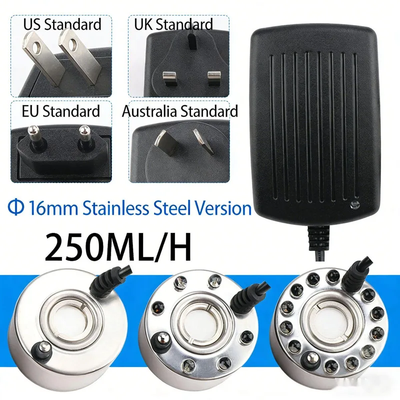 Atomizing Head Fog Maker Landscape Humidifier For Fish Tank Rockery Bonsai Pool Tea Table Fogging Sprayer
