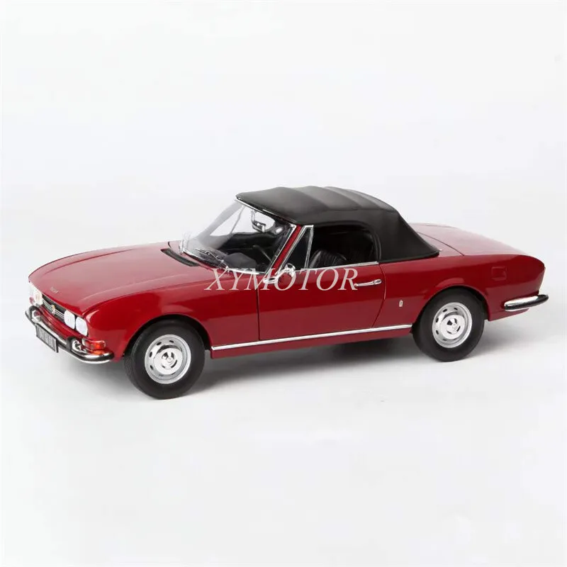 Norev 1:18 Peugeot 504 Cabrio Andalou Vermelho - Modelo de Carro Diecast para Presentes e Exibição de Hobbies