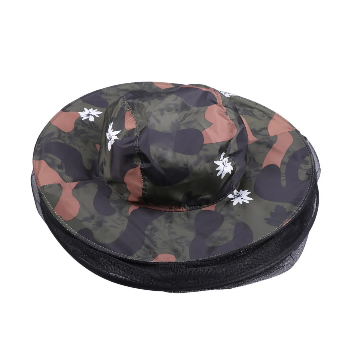 Anti Mosquito Hat with Face Net Foldable Breathable Quick Dry Headwear for Fishing Hiking Camping