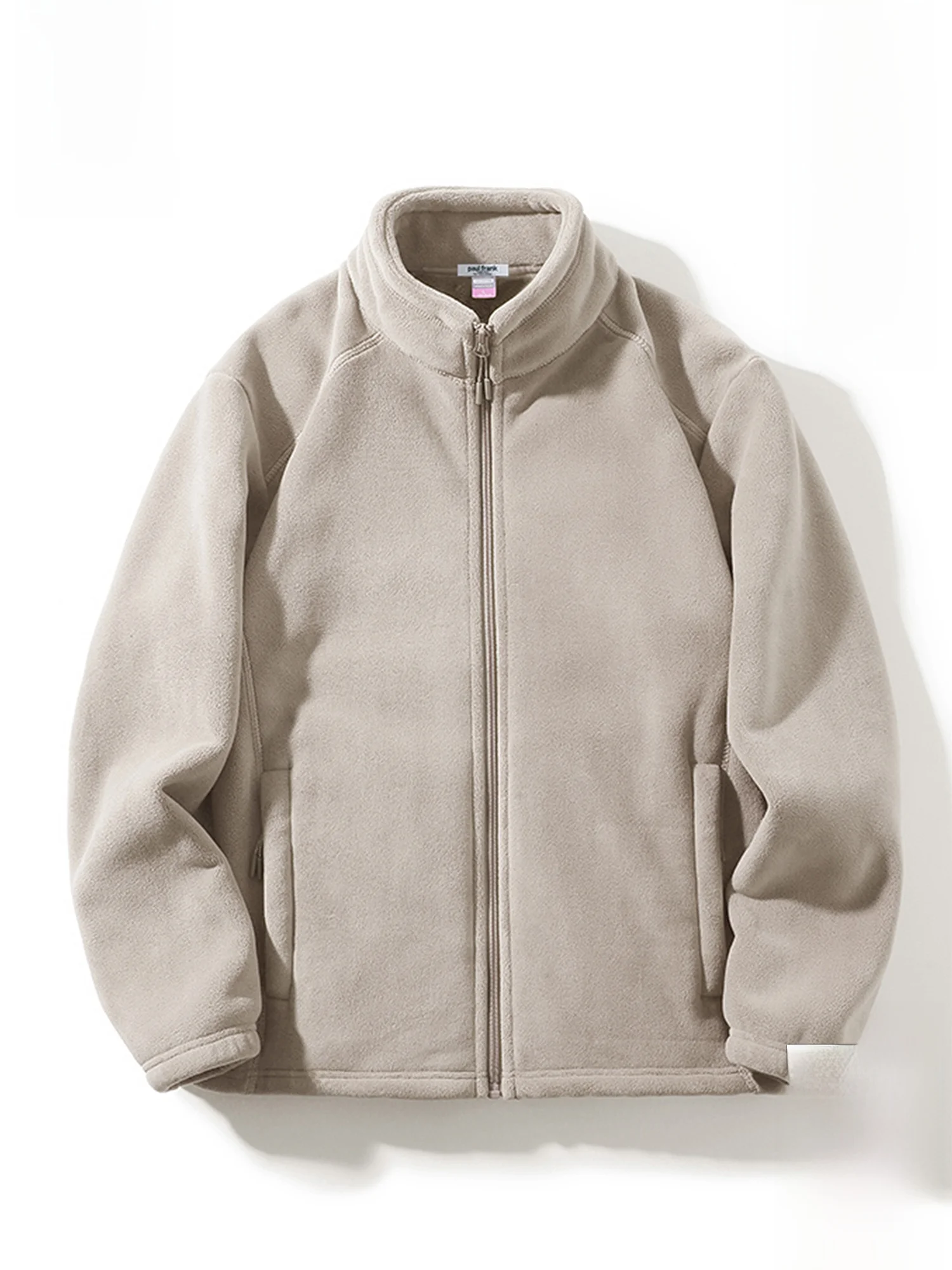 

PaulFrank Men's Thiened Fce Lined Stand Collar Jaet Winter Warm Casual Outerwear Zipper Closure Long Sve Polyester