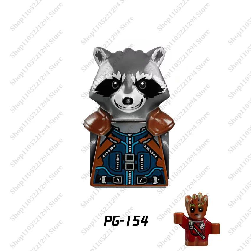Marvel Bausteine Spielzeug MINI Brick Toys Captain America Black Panther Wanda Maximoff Zusammenbaubare Puppen Spielzeug Urlaubsgeschenke