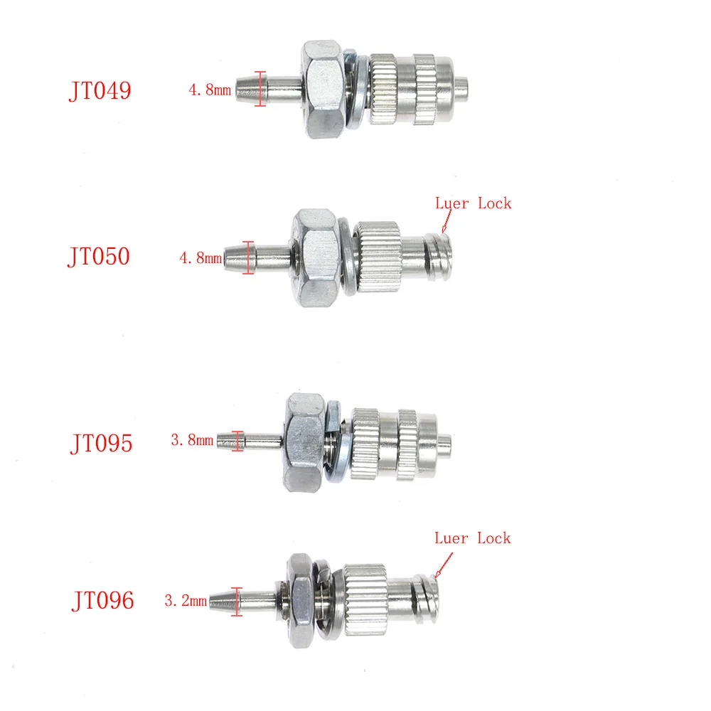 Luer Lock Adapter Fitting Dispenser Connector Metal Nickel Plated Brass Threading Plate Fixed Adapter Needle Conversion Gas Pipe