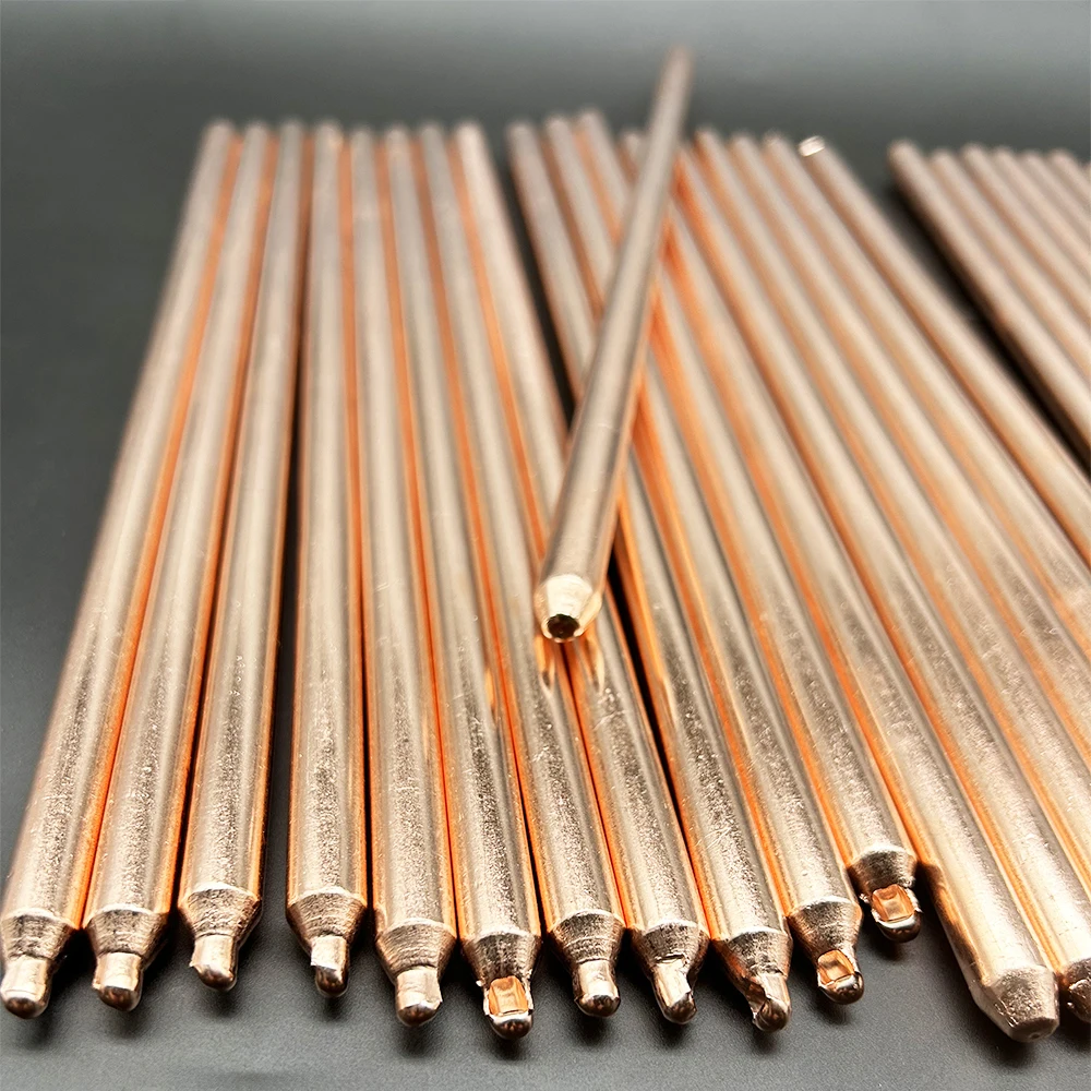 Copper Tube Cooling Rod Round Copper Tube 230mm-400mm 1pcs Laptop Thermal Conductive  DIY Radiator 8mm Diameter Copper Pipe