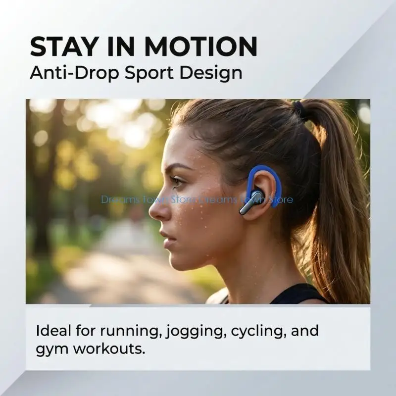  2Pieces Durability Silicone Ear Hooks for Bluetooth-Compatible Earbud High Elasticity Not Easy Deform for Sports