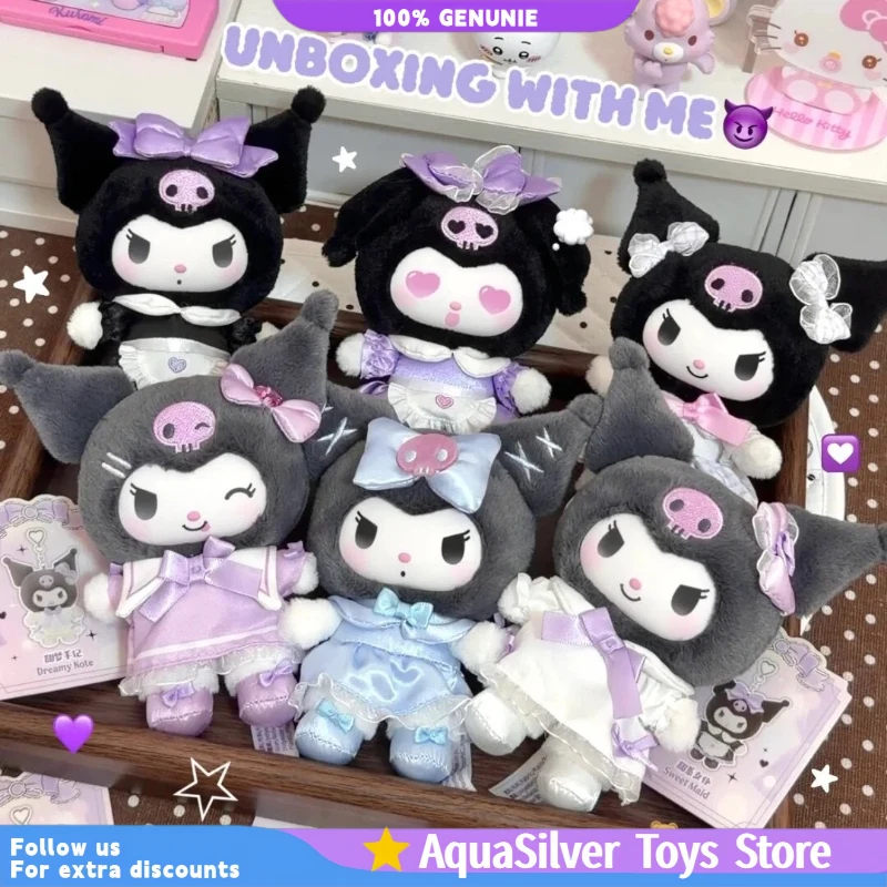 

Genuine Kuromi Dream Closet Series Vinyl Plush Blind Box Cute Trendy Mystery Box Diy Dress Up Girl Pendant Surprise Toy Gifts